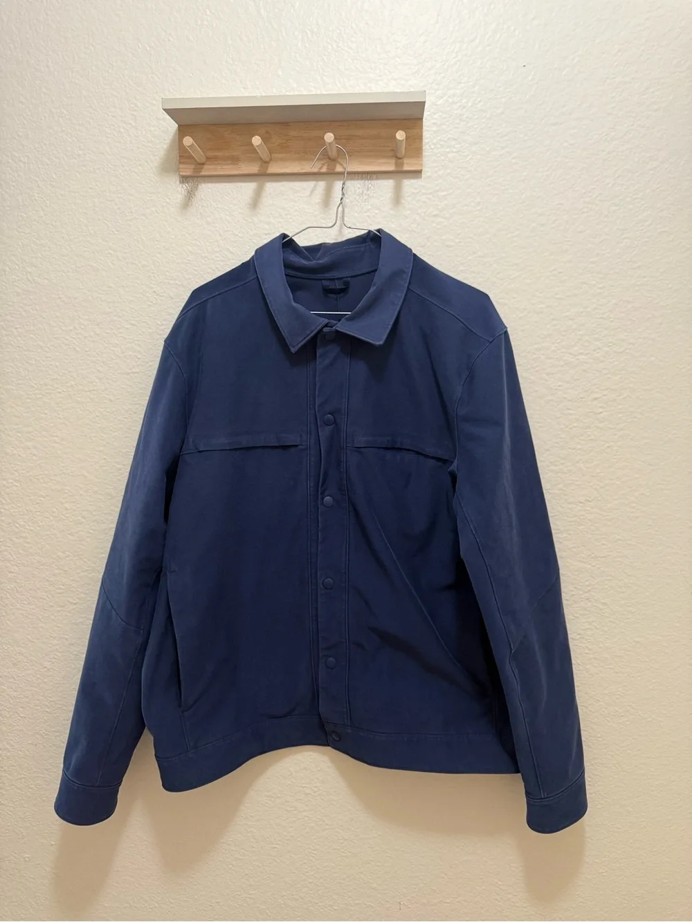 Lululemon City Excursion Jacket Men’s XL Navy Technical Stretch Trucker Jacket